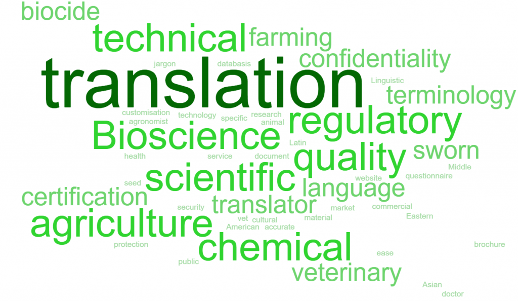 services de traduction agrooh bioscience translations